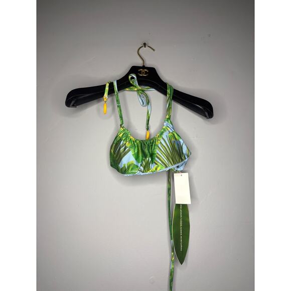 FARM Rio Other - Brand New Farm Rio Women's Size XS Fresh Bananas Green Bikini Top Swimwear